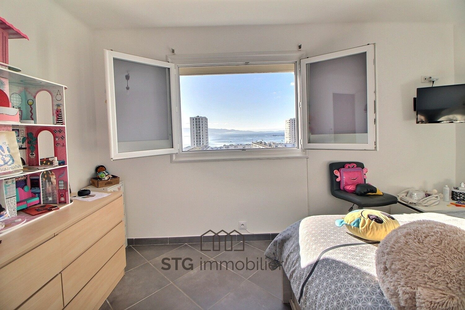 EXCLUSIVITÉ – T4 vue mer entrée de ville Ajaccio