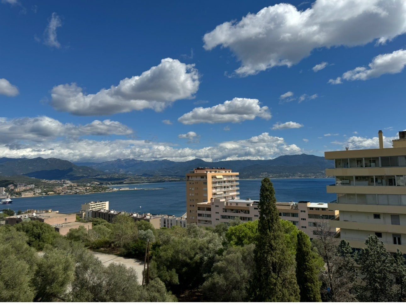 Vente T2 sur les hauteurs d’Ajaccio vue mer