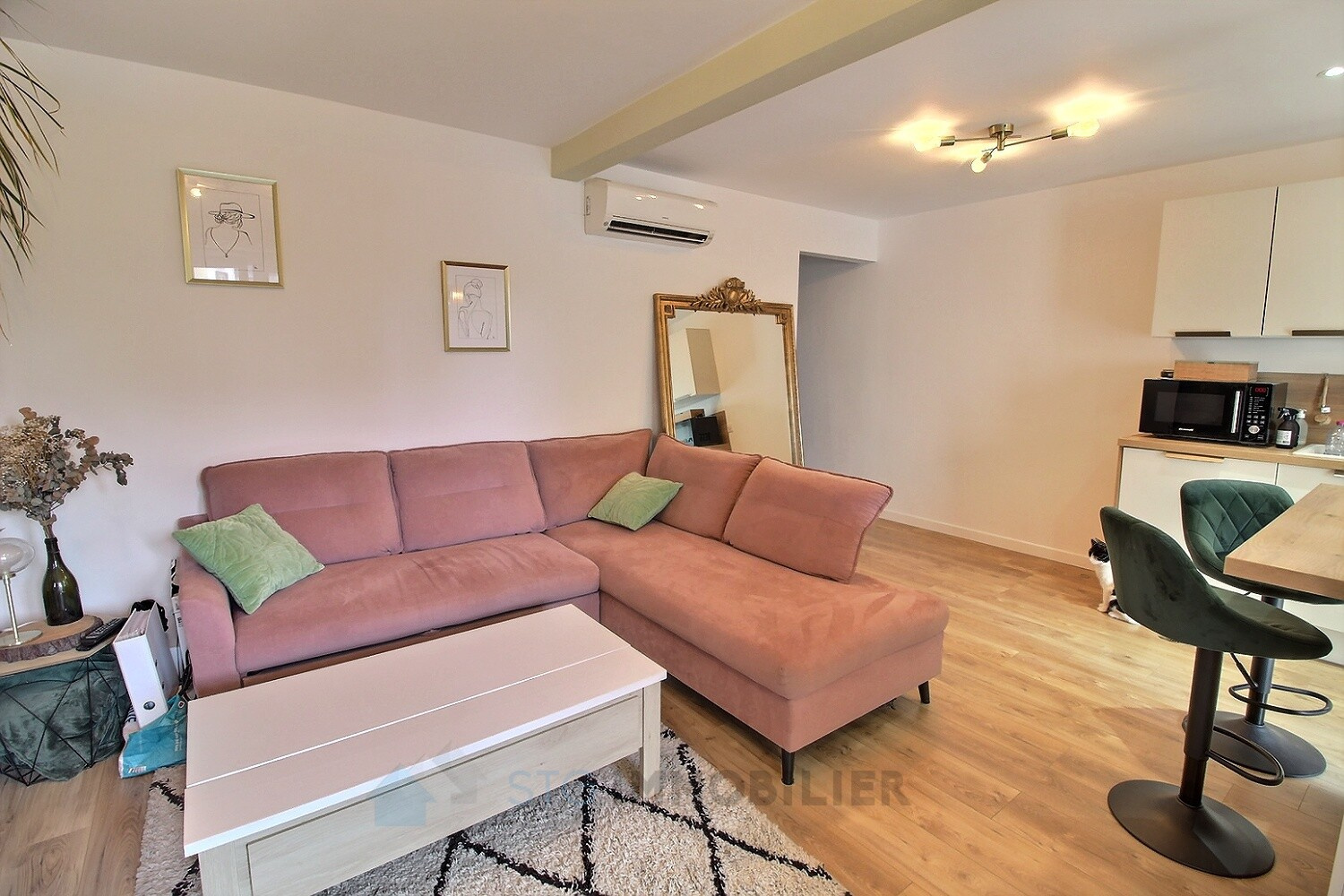 Vente appartement F2 entrée de ville