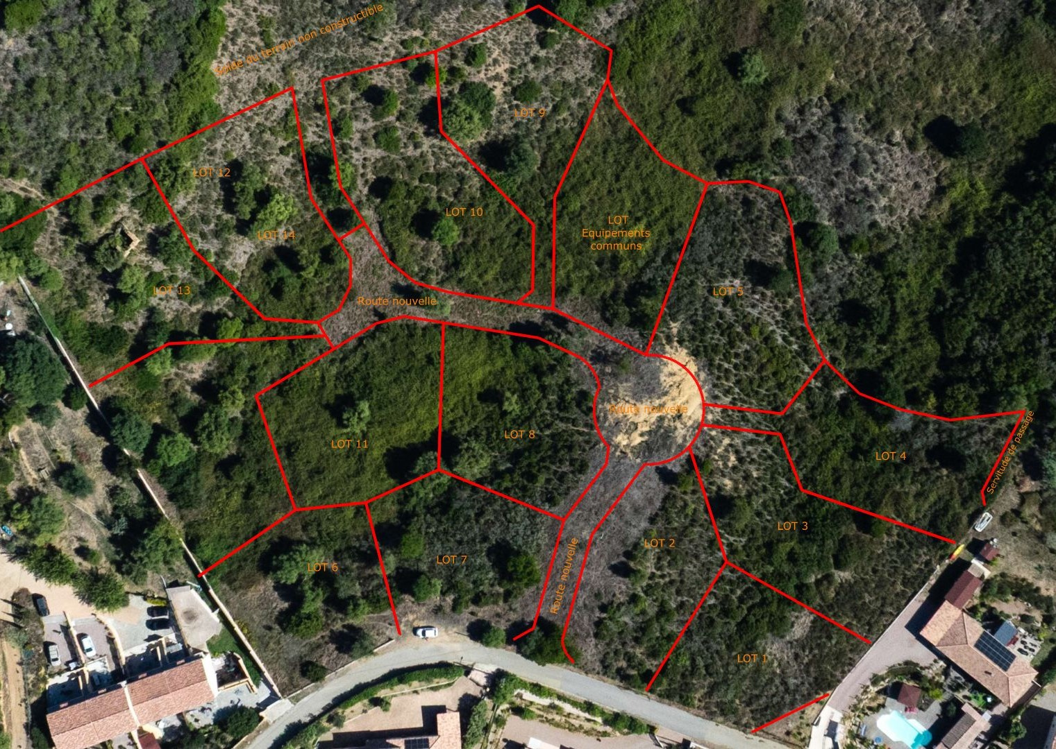 Terrain à vendre – Les Jardins de Talbato