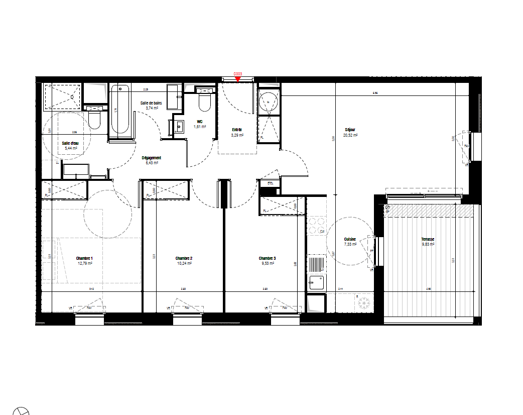 Vente appartement T4 Suartello