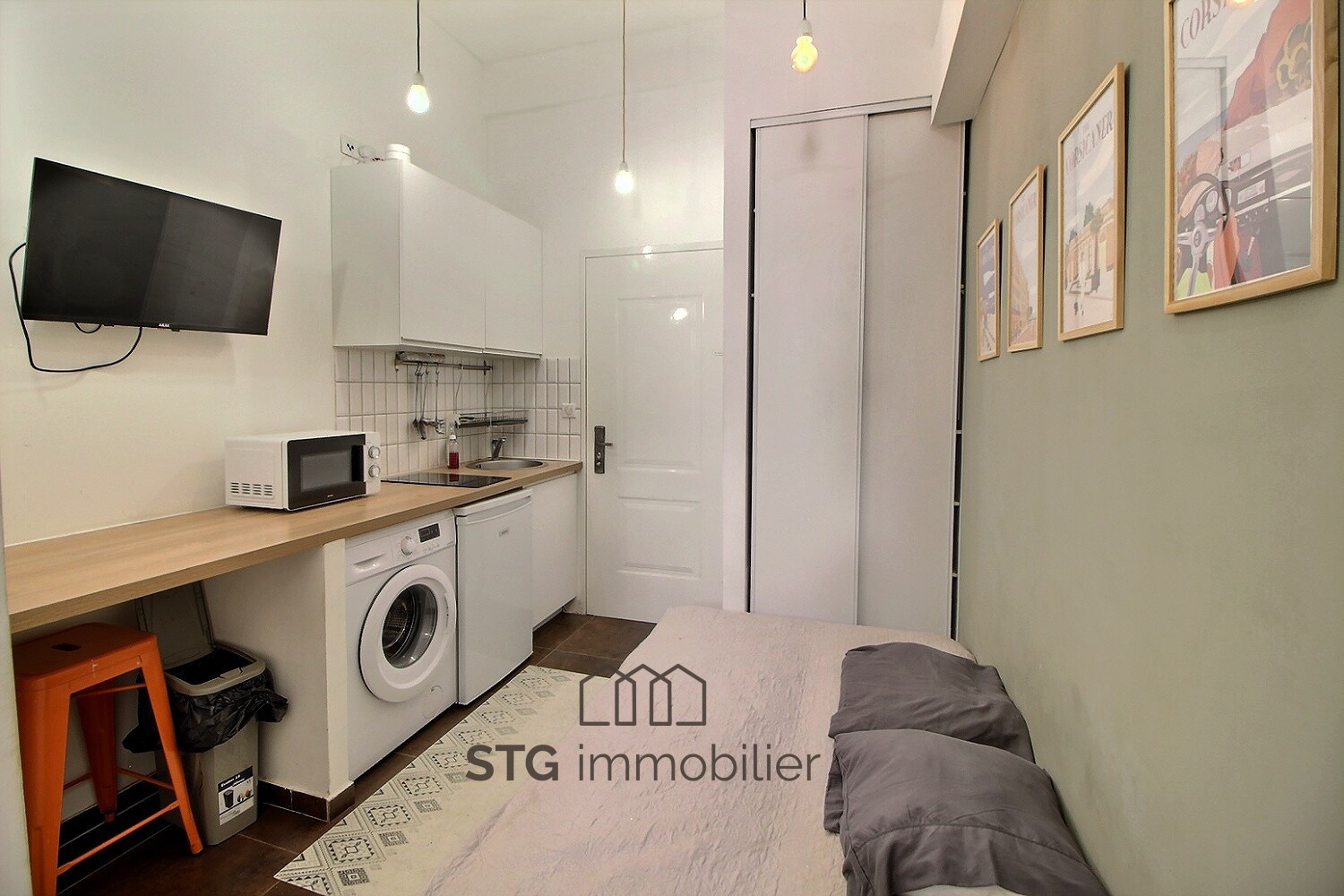 Investissement locatif centre-ville Ajaccio T1 + studette