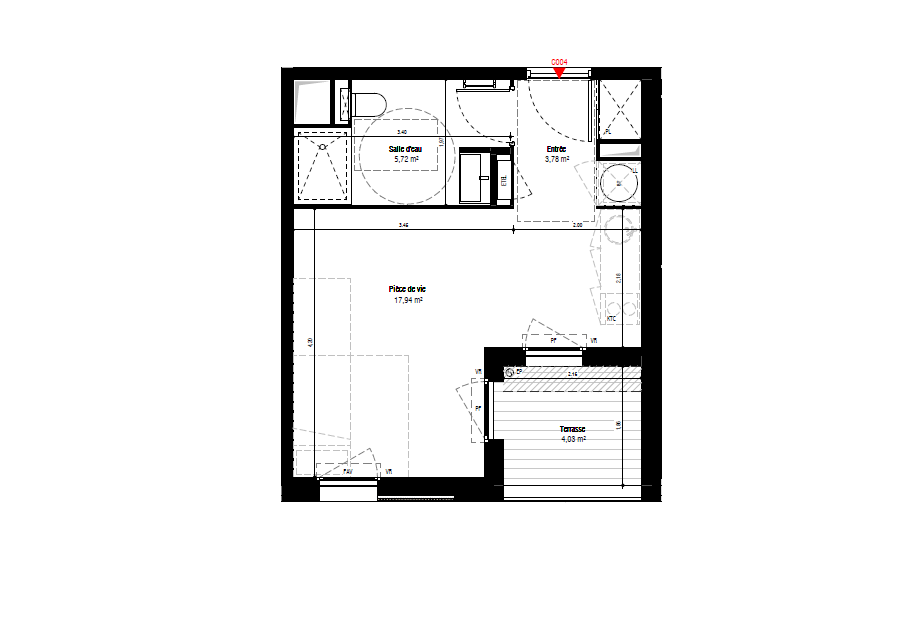 Vente appartement T1 Suartello