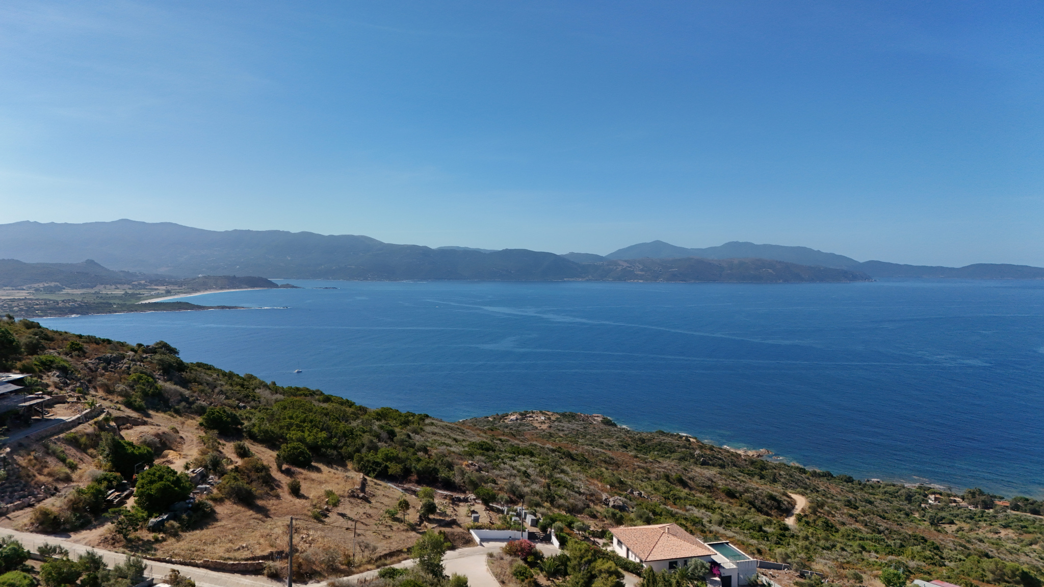 Villa Sagone Vue mer 180o